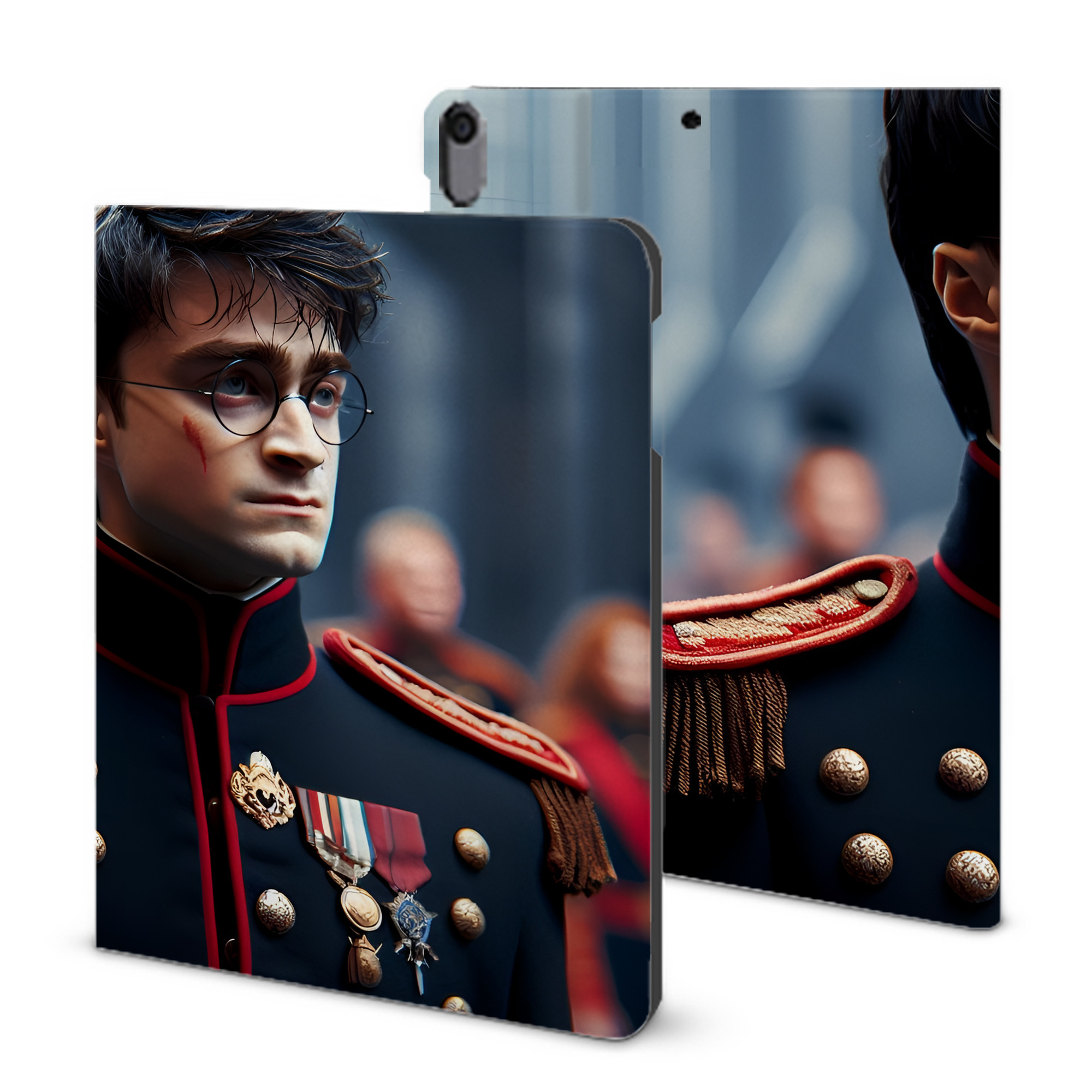 （画像用） Harry Potter ハリー・ポッターシリーズ IPad ケース ブック型 PUレザー TPU 耐衝撃 軽量 薄型 ペン収納なし 全面保護 IPad 各モデル対応